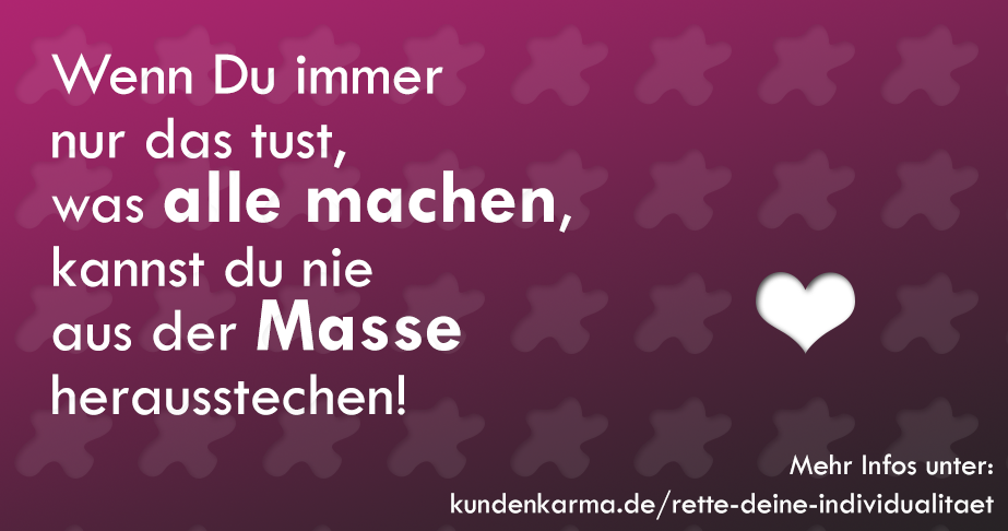 Aus der Masse herausstechen (c) Kunden Karma Positionierung coach Hannover Jasmin Grigutsch
