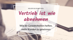 Titelbild Vertrieb ist wie abnehmen